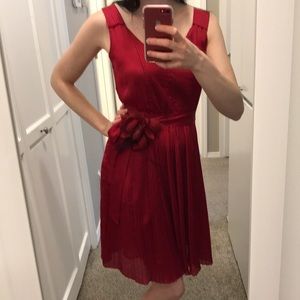 Ruby Red Dress from White House Black Market